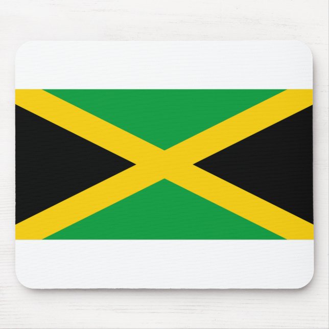 Jamaica Flag Mouse Pad (Front)