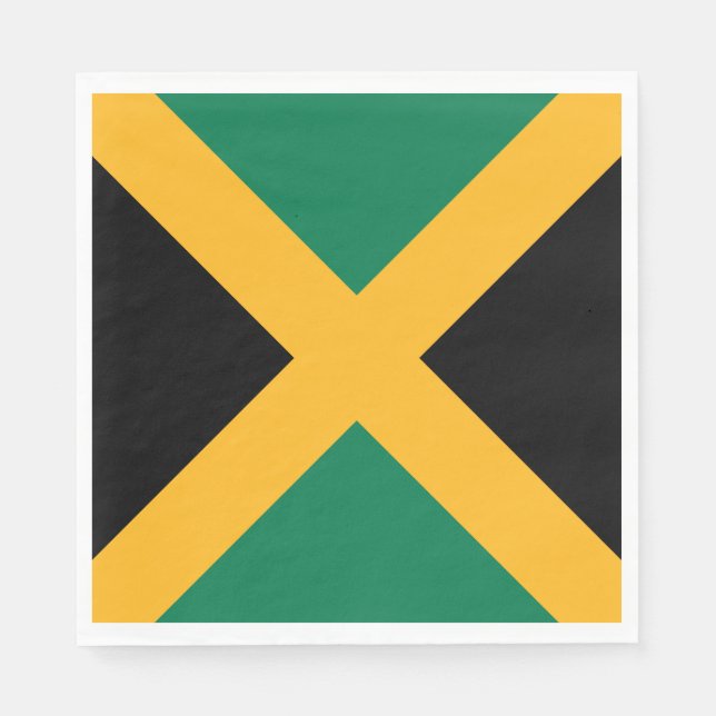Jamaica Flag Napkin (Front)