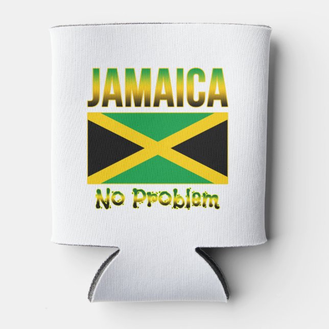 Jamaica Flag No Problem Can Cooler (Front)