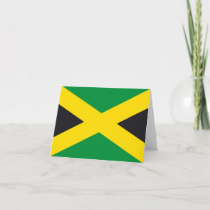 Jamaica flag note card