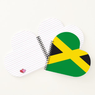 Jamaica flag notebook