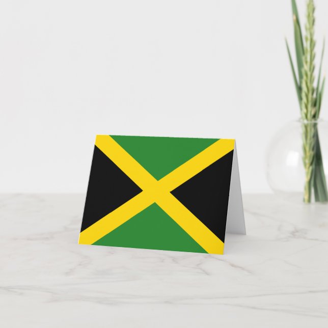 Jamaica Flag Notecard (Front)