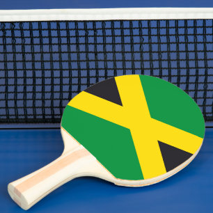 Jamaica flag ping pong paddle