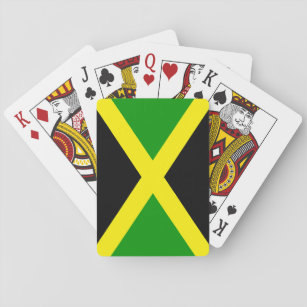 Jamaica flag playing card deck