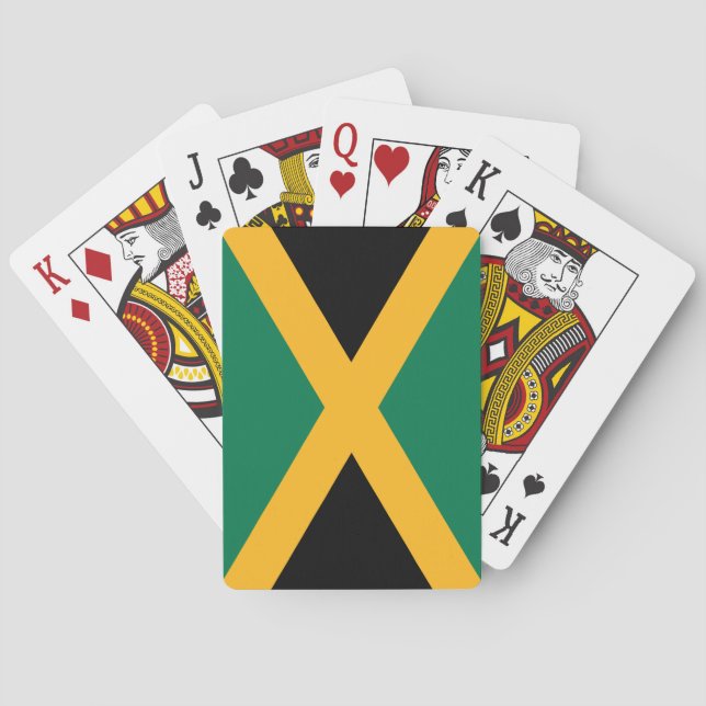 Jamaica Flag Playing Cards (Back)
