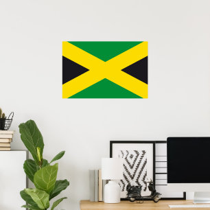Jamaica flag poster