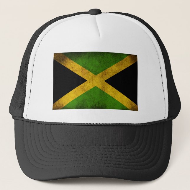 Jamaica Flag - Proud Jamaicans - Rasta Cap (Front)