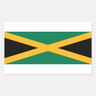 Jamaica Flag Rectangular Sticker
