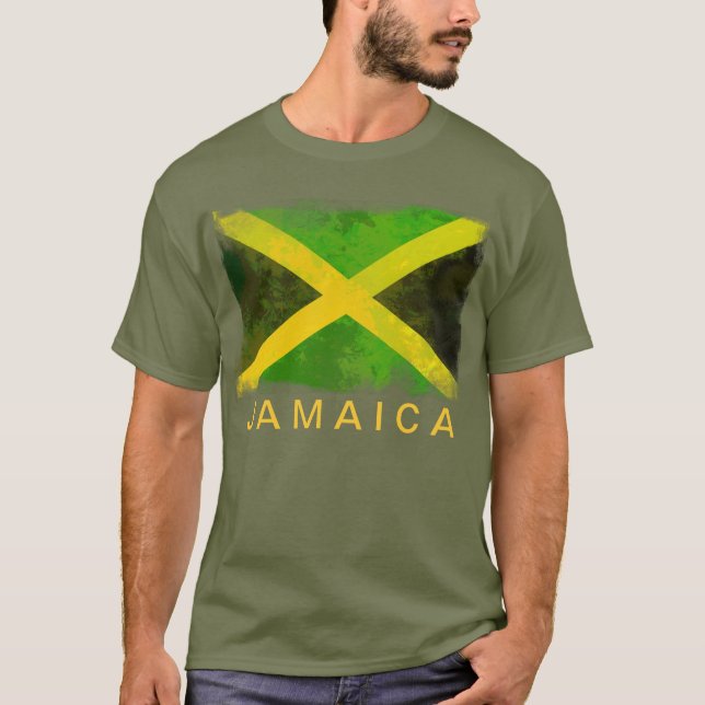jamaica flag - reggae roots T-Shirt (Front)