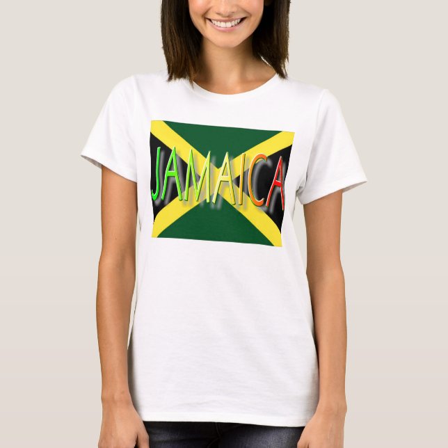 Jamaica flag t-shirts (Front)
