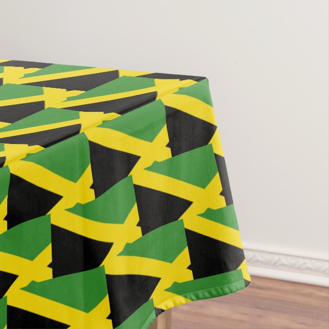Jamaica Flag Tablecloth (In Situ)