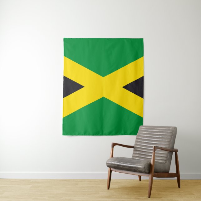Jamaica flag tapestry (In Situ)