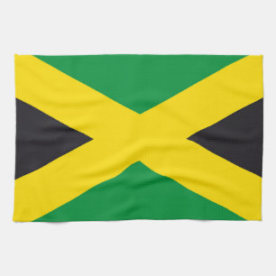 Jamaica flag tea towel