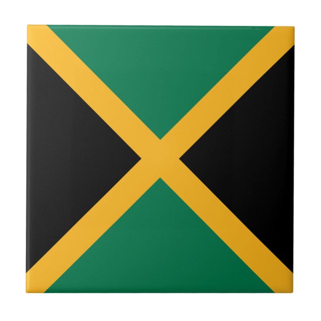 Jamaica Flag Tile (Front)