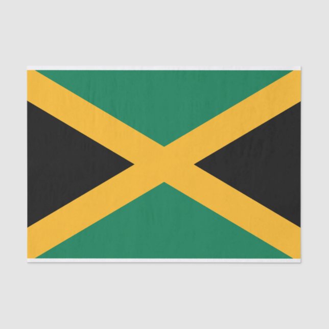 Jamaica Flag Tissue Paper (Front)