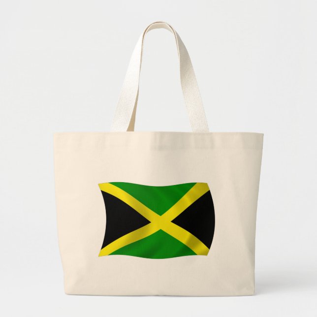 Jamaica Flag Tote Bag (Front)