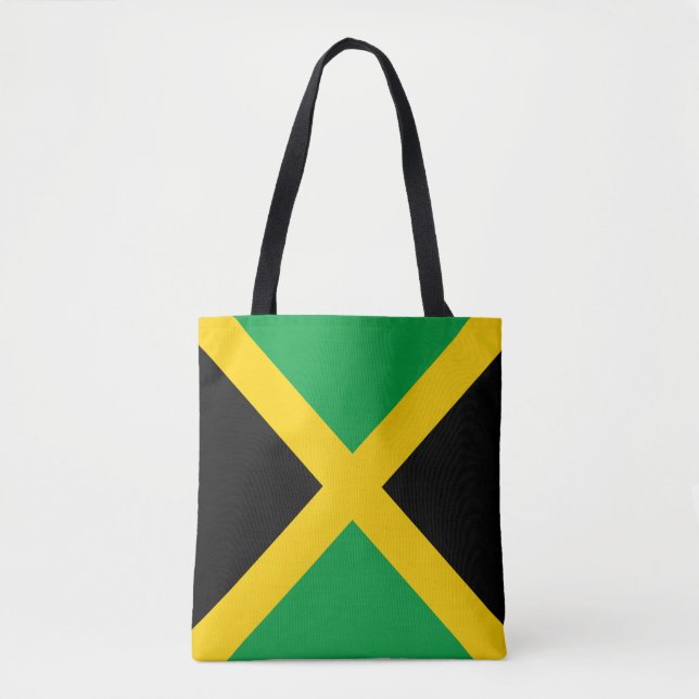 Jamaica Flag Tote Bag (Front)