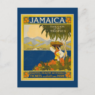 Jamaica - Gem of the Tropics, Postcard