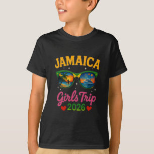 Jamaica Girls Trip 2026 Matching Family Cruise Squ T-Shirt