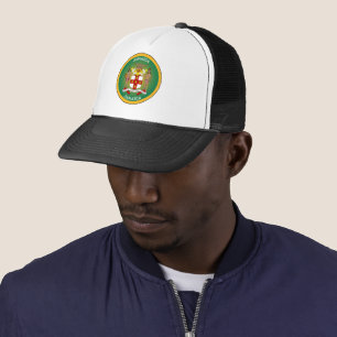 Jamaica Heritage Emblem Trucker Hat