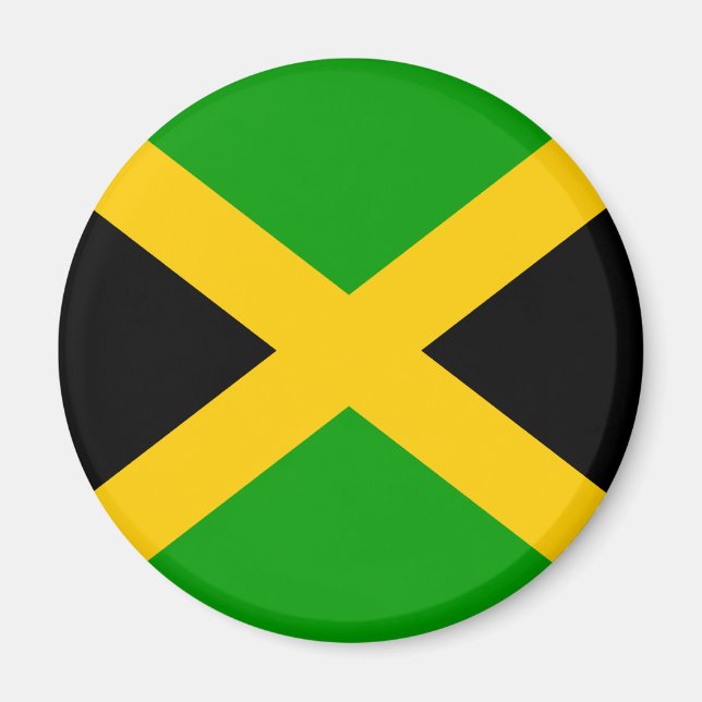 Jamaica High quality Flag Magnet (Front)