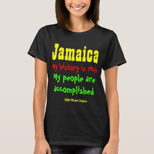 Jamaica history T-Shirt (Front)