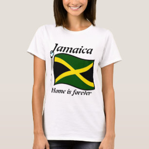 Jamaica-home is forever t-shirts