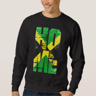 Jamaica Home Rastafarian Reggae Vintage Jamaican F Sweatshirt