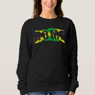 Jamaica Home Rastafarian Reggae Vintage Jamaican F Sweatshirt