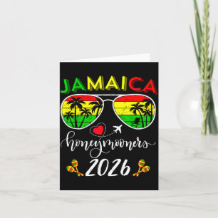 Jamaica Honeymoon 2026 Couple Summer Vacation Matc Card