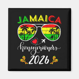 Jamaica Honeymoon 2026 Couple Summer Vacation Matc Magnet