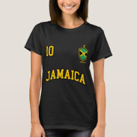 Jamaica Hoodie Number 10 Soccer Team Sports Jamaic