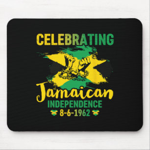 Jamaica Independence 8-6-1962 Proud Jamaican  Mouse Pad