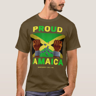 Jamaica Independence Day 2022 Proud Jamaican  T-Shirt