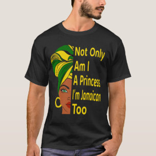 Jamaica Independence Day Proud Jamaican Women Mela T-Shirt