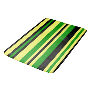 Jamaica Inspired Stripes Bath Mat