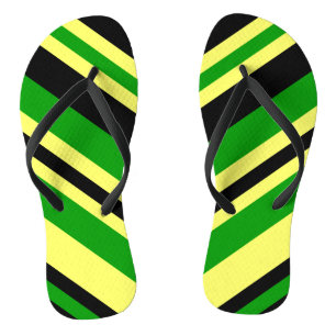 Jamaica Inspired Stripes Jandals