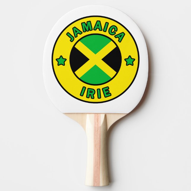 Jamaica Irie Ping Pong Paddle (Front)