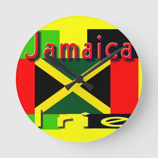 Jamaica irie wall clock (Front)