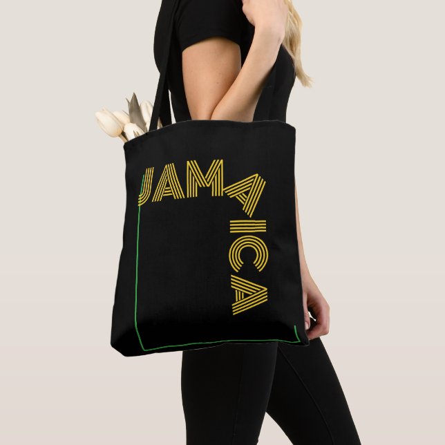 jamaica island tote bag (Close Up)
