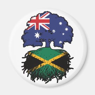 Jamaica Jamaican Australian Australia Tree Roots Magnet