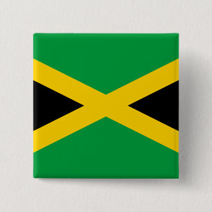Jamaica (Jamaican) Flag 15 Cm Square Badge