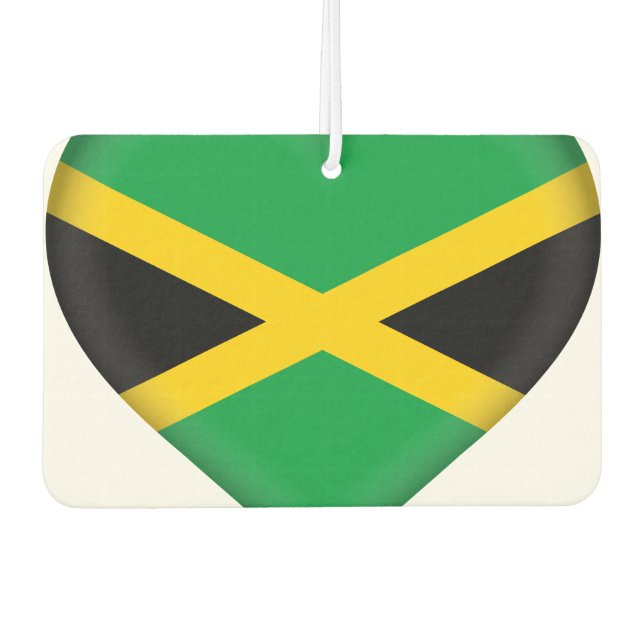 Jamaica (Jamaican) Flag Car Air Freshener (Front)