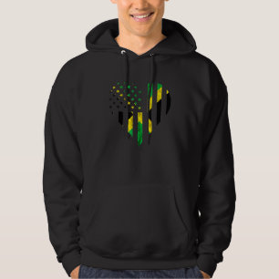 Jamaica Jamaican Roots Carribean Pride American Gr Hoodie