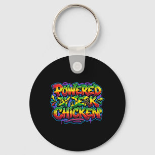 Jamaica Jerk Chicken Jamaican Food Souven Funny Key Ring