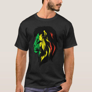 Jamaica Lion Rastafarian Reggae Vintage Jamaican F T-Shirt