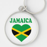 Jamaica Love Heart Jamaican Flag
