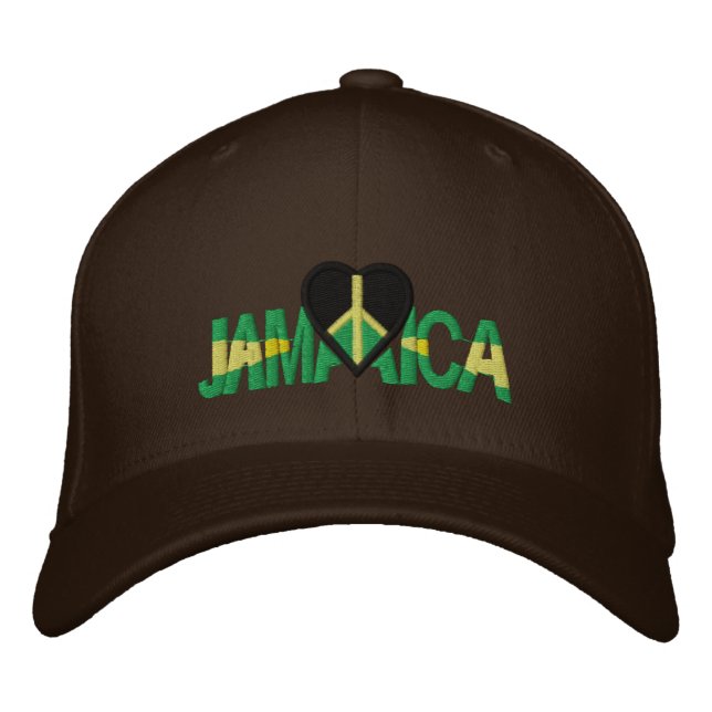 JAMAICA LUV EMBROIDERED HAT (Front)