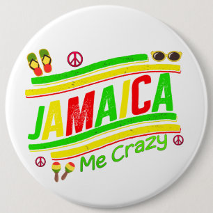 Jamaica Me Crazy Cruise Vacation Group Matching 6 Cm Round Badge