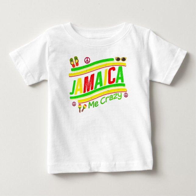 Jamaica Me Crazy Cruise Vacation Group Matching  Baby T-Shirt (Front)